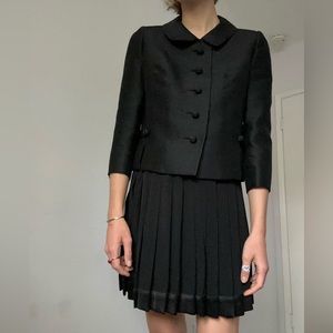 Vintage cropped jacket Fred Philips, size 4-6/ black